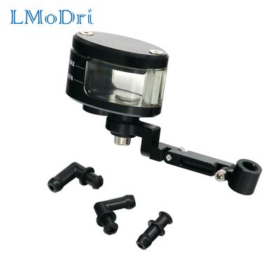 LMoDri Motorcycle Brake Fluid Oil Reservoir Cup Tank +Support Bracket FOR KTM YAMAHA MT07 MT09 TMAX500 530 HONDA YZFR3
