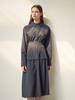 ACUD Gaia Shirring Shirt One-Piece_Camel