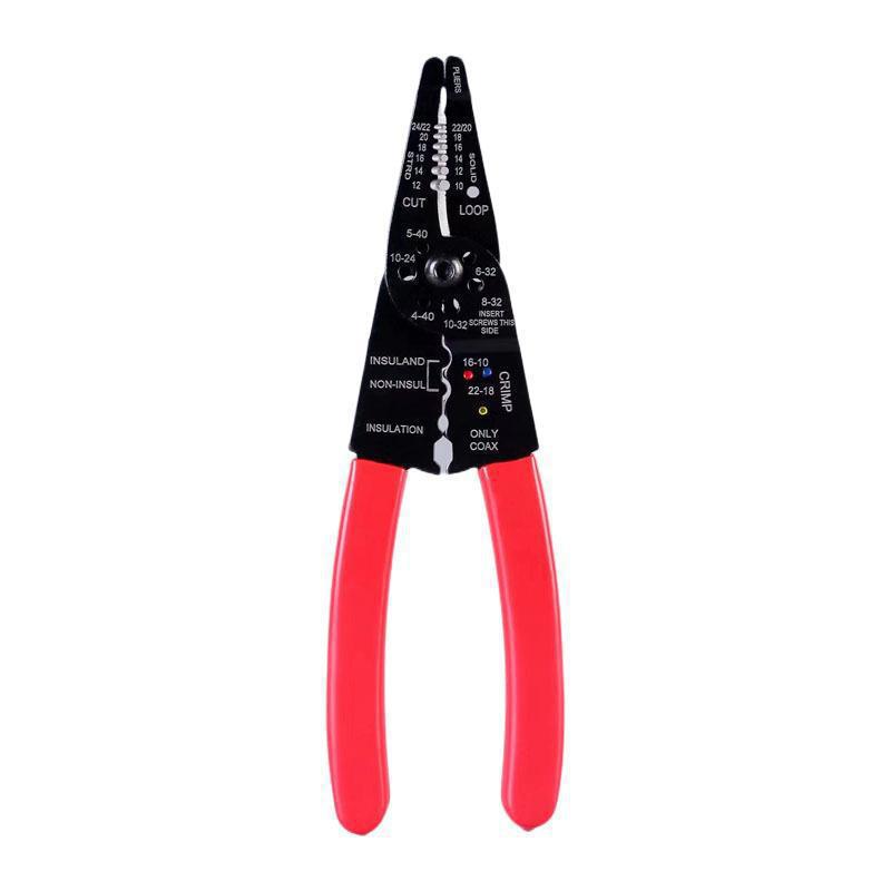Multi-Functional Electrician Pliers: Wire Stripping, Crimping, and Cutting Tool