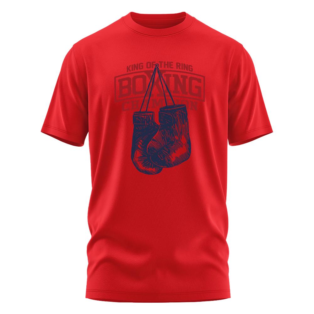 

Kings Ring Boxing Champion Embroidered TShirt Mens Womens Retro Gymwear Top Streetwear S