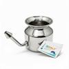 IS IndoSurgicals Roestvrij Staal Ayurvedische Jala Neti Pot voor Sinusverstopping Met 10 Zakjes Zout Plus