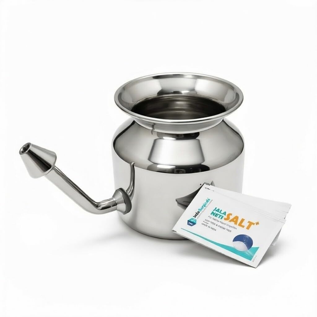 IS IndoSurgicals Stainless Steel Ayurvedic Jala
