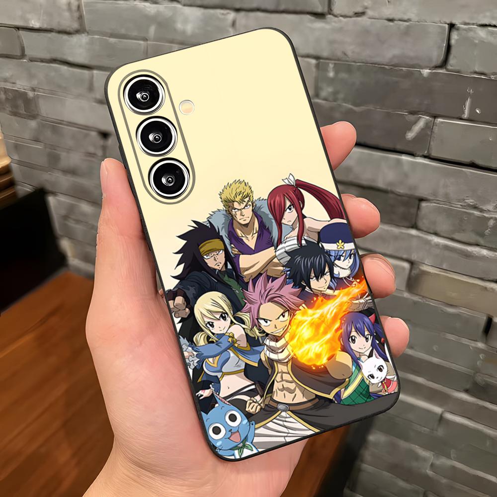 ANIME FAIRY TAIL Phone Case For Samsung S26 S25 Plus S20 S20 Plus S22 Ultra S23 FE S21 Plus S21 Ultra Soft Cover