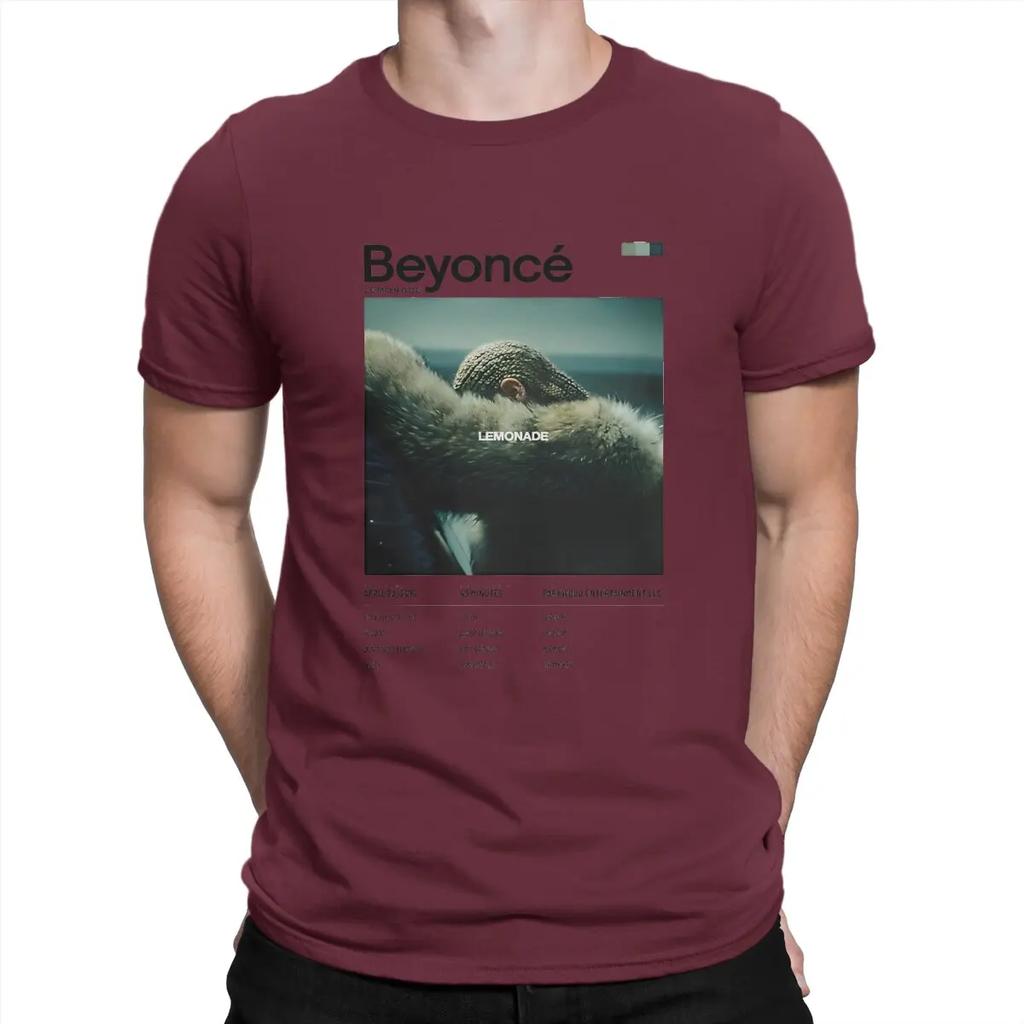 Beyonce Lemonade T-Shirts Men Beyonce Funny 100% Cotton Tees Round Collar Short Sleeve T Shirt Printing Tops