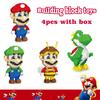 Hot Anime Cartoon Building Blocks Doll Mini Bricks Assembled Figurine Early Education Intellectual Toy For Children Premium Gift