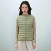Autumn and Winter Women's Waistcoat Round Neck V-neck Lightweight Down Jacket Vest Duck Down Waistcoat