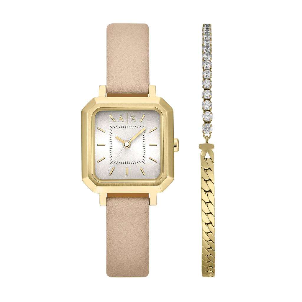 Armani Exchange AX7172SET Beige Watch AX Women's
