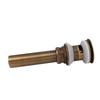 Antique Brass Sink Drain Brass Material Sink Drain Stopper Vintage Vessel Sink Drain  For Bathroom