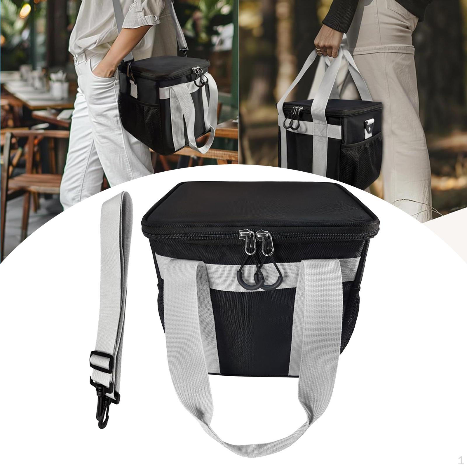 

Изолированный держатель для напитков на 4 чашки, подставка для напитков с карманами, складная сумка для воды, кофе