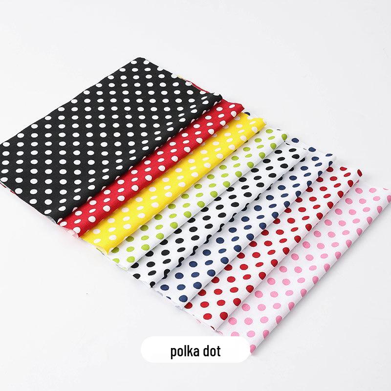 Pure Cotton Patchwork Fabric Set - Printed Fabric Scraps for Doll Clothes & Hair Ties, Handmade DIY Projects