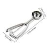 Stainless Steel Ice Cream Scoop Ice Cream Scoop With Trigger Suitable For Ice Cream Cookies Cake Dough Melon Kitchen Supplies