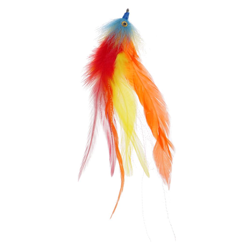 Fly Fishing Saltwater Flie Streamer Steelhead Salmon Striper Pike Trout Simulation Flies Lure for Freshwater Lake River