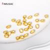 Wholesale Pinch Bails For Pendants Clasps Hook Clips,18K Gold Plated Brass Smooth Pendant Bail For Necklace Making Findings