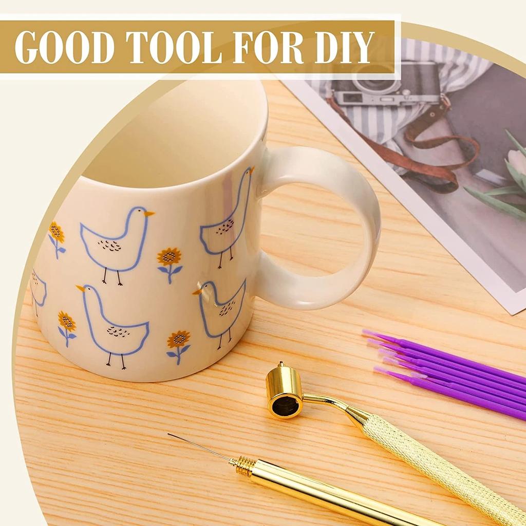 Detailing Fine Line Fluid Writer Paint Applicator Pen Slanting Precision Ruling Pen for Rock Chips Car Scratch Repair Touch Up