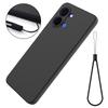 For TECNO Spark Go 3 Liquid Silicone Case Phone Back Cover with Hand Strap
