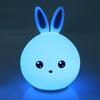 LED-Nachtlicht Hase für Kinder Baby Kinder Nachttischlampe Mehrfarbig Silikon Berührungssensor Tippsteuerung Nachtlicht