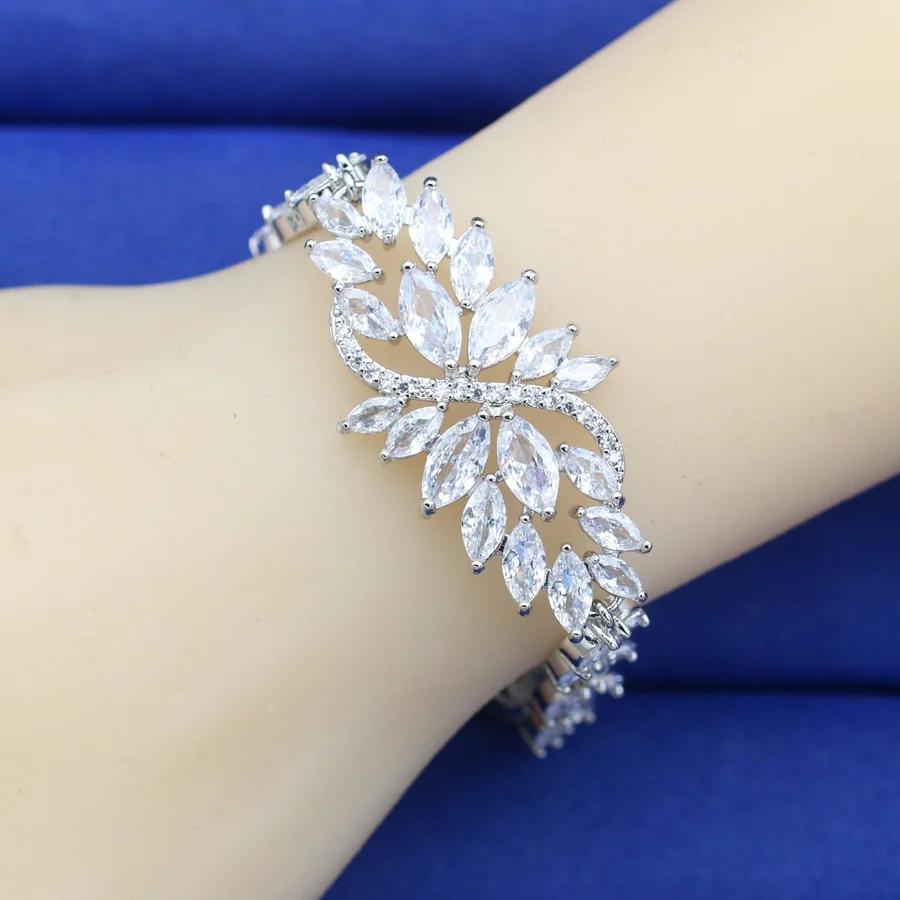 Luxuriöses Mehrfarbiger Stein Armband für Frauen Hochzeitsschmuck Geburtstagsgeschenk