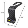  BSRJN1 1/2/4pcs Car Seat Back Hook Interior Portable Holder Storage For Chevrolet Trax Niva Avalanche Orlando kalos Equinox Accessories