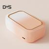 Ultrasonic Contact Lens Cleaner with 4 Timing Modes 360-degree High-Frequency Vibration USB Rechargeable Contact Lens Cleaner Machine