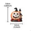 Halloween Pumpkin House Figurine Ornament Fashion Creative Statue Resin Sculpture for Indoor Table