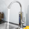 3300W IPX4 Electric Kitchen Water-Heater Instant Hot Water Faucet-Heater Temperature Display Tankless Instantaneous Water 220V/50HZ