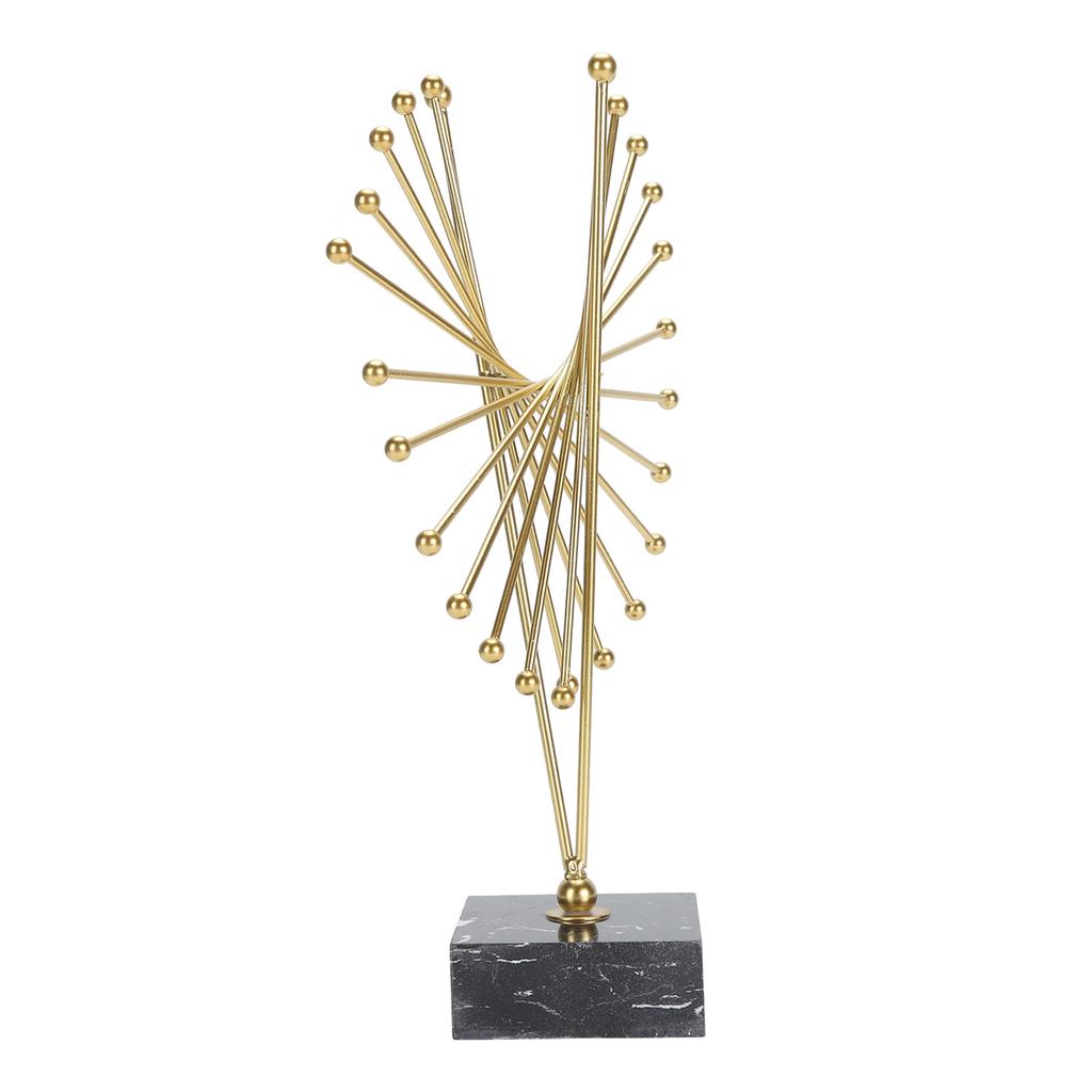 Abstrakte Linie Metallornamente Innovativer Moderner Stil Abstrakte Kunst Statue für Eingang Wohnzimmer Arbeitszimmer Schreibtisch