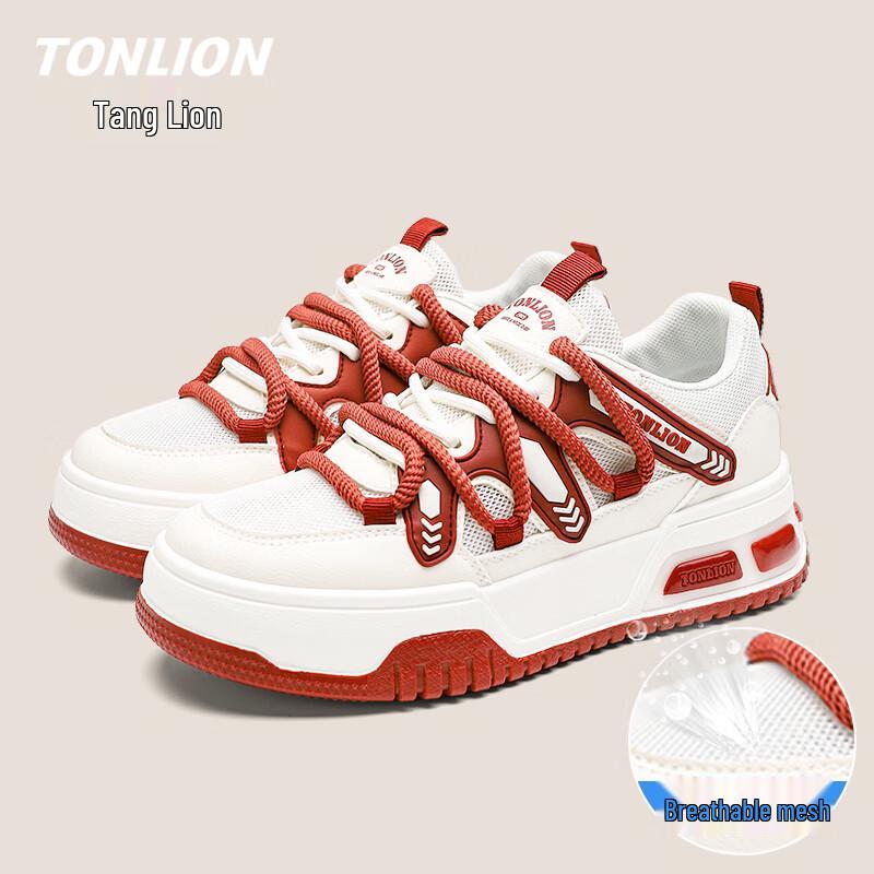TonLion Women s Platform Casual Sneakers 36