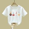 2026 Pure Cotton Girls' Short-Sleeve T-shirt - Simple Loose Summer Top for Medium and Large Children