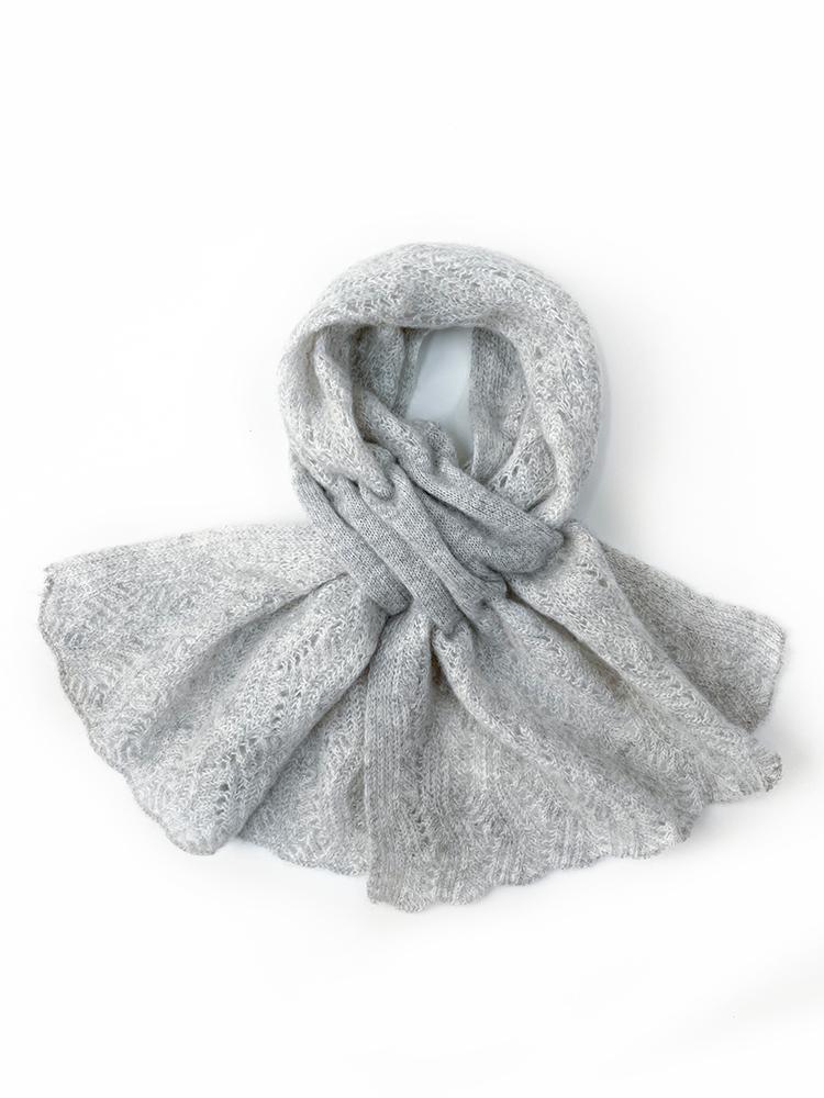 100 Baby Cashmere Super Soft Neck Ring Scarf Knitted Women Neck Warmer Small Scarves Snood Autumn Winter Cowl Pure Cashmere Acc