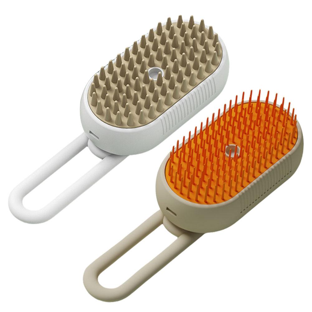 Cat Steam Brush Pet Hair Cleaning Brush Comb 3 In 1 for Dogs Cats for Removing Tangled and Loosse Hair