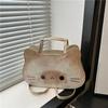 New Cute and Wellbehaved Bread Kitten Milk Whirring Backpack Cartoon Bag Tote Bag Creative Bag Female