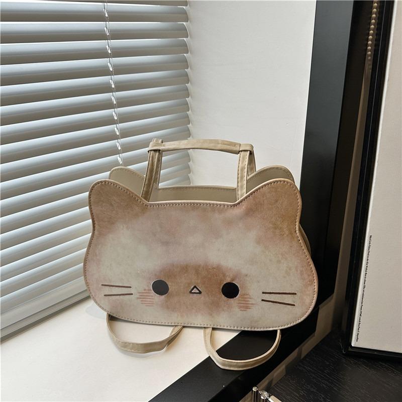 New Cute and Wellbehaved Bread Kitten Milk Whirring Backpack Cartoon Bag Tote Bag Creative Bag Female