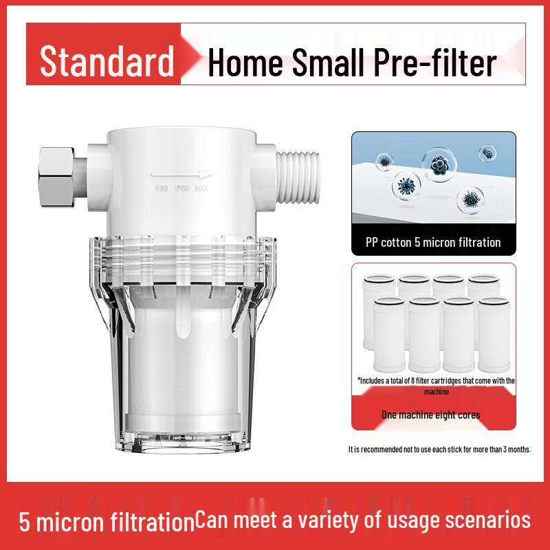 Электрический водонагреватель YIXI с фильтром и 8 картриджами из полипропиленового волокна