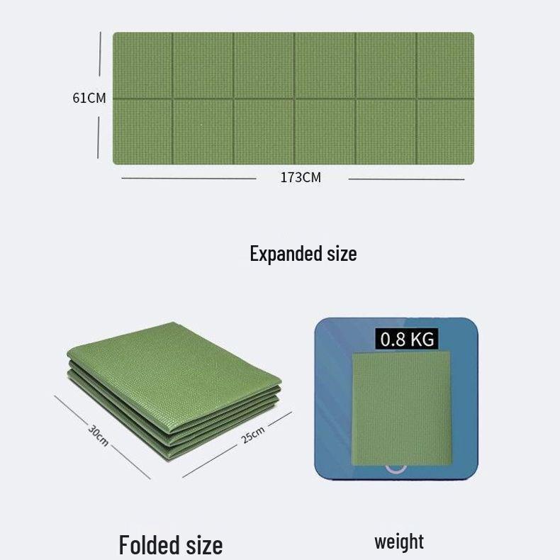 Faltbare Yoga- und Nickermatten für Studenten und Büros 173x61x0.6cm
