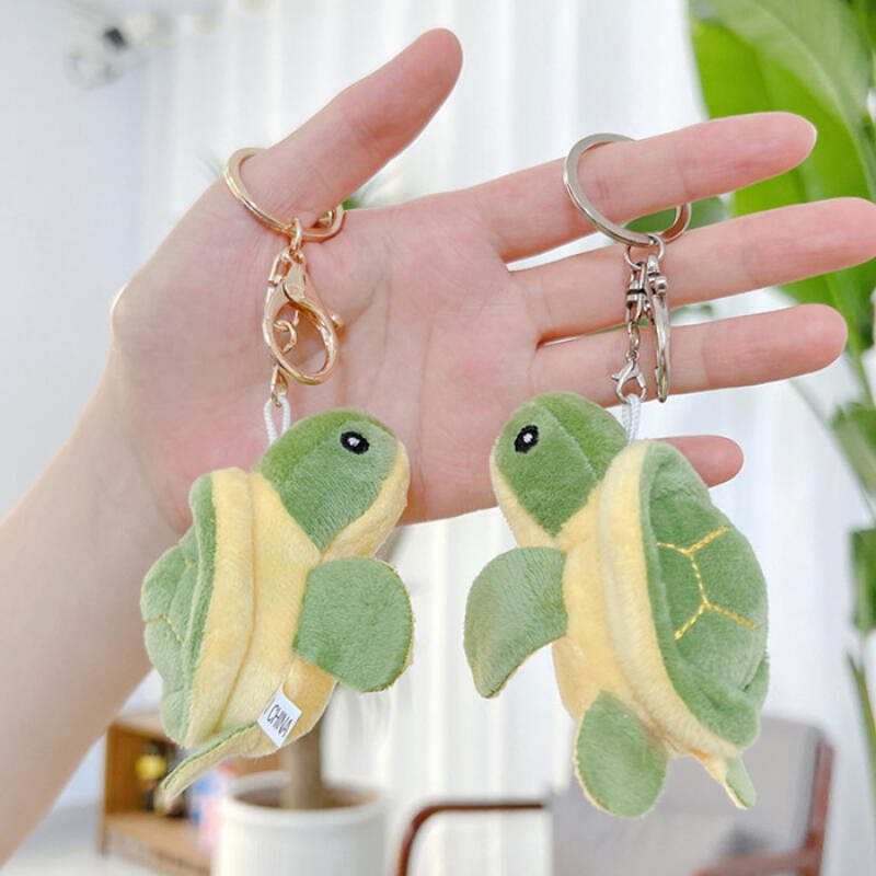 Glücksschildkröte Schlüsselanhänger Puppe Tasche Schlüsselring Schlüsselhalter
