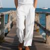 Spring and Autumn Men's Loose Casual Linen Hip Hop Beach Sports Wide Leg Casual Trousers Man