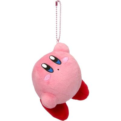 Sanei Boeki Kirby All Star Collection Hanging Plush Toy 10cm X 10cm X 7.5cm Soft Mascot KPM03