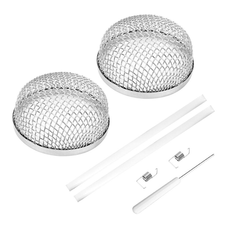 Ventilationsgaller i rostfritt stål för husbil med gummipackning Insektskyddande Hölje Reptålig Design För Utomhuscamping