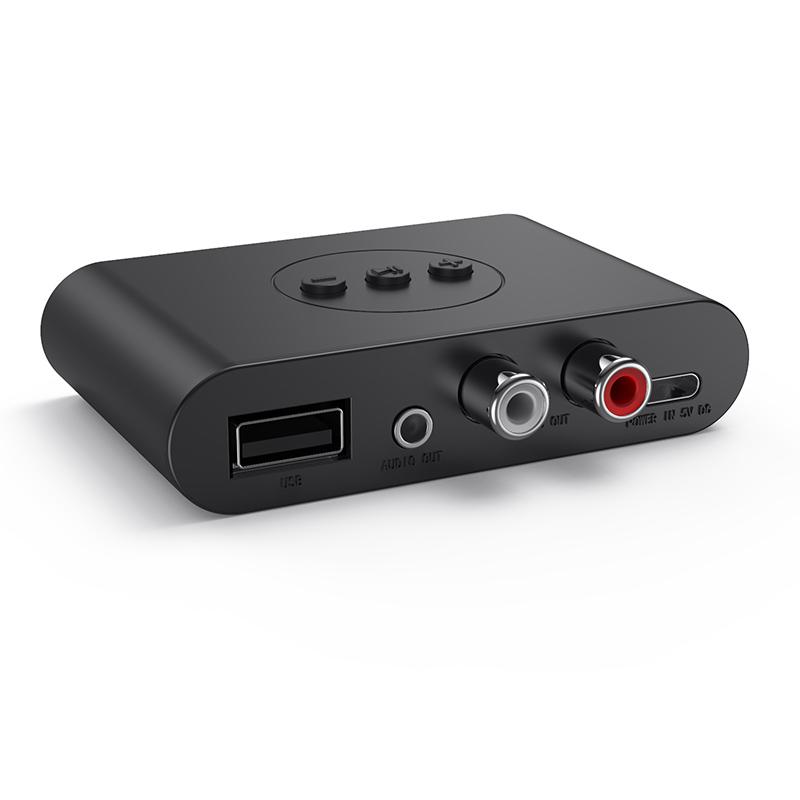 Bluetooth 5.2 Audio Receiver 3.5mm AUX RCA Dual Output Interface Hifi Stereo Music Wireless Audio Adapter for TV PC Car Kit Speaker