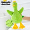 Stuffed Duck Dog Toy Squeaky Plush Duck Dog Chew Toy Interactive Puppy Teething Toy Dog Snuggle Toy for Tug-of-War Play Anxiety Relief