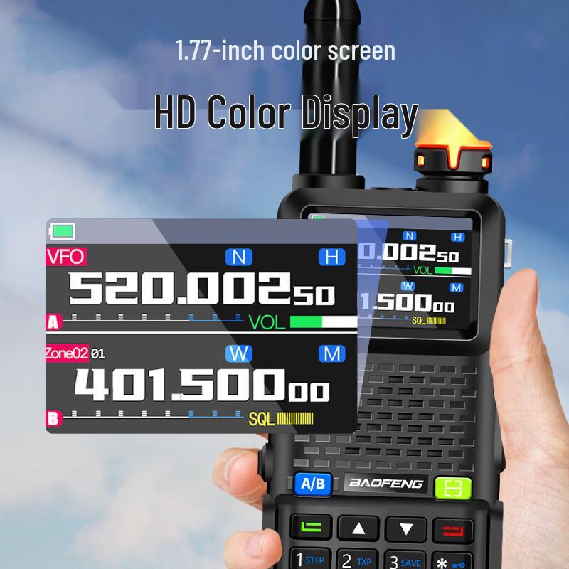 BAOFENG BF-UV5RH Pro GPS Walkie-Talkie (Έκδοση ΣΟ)