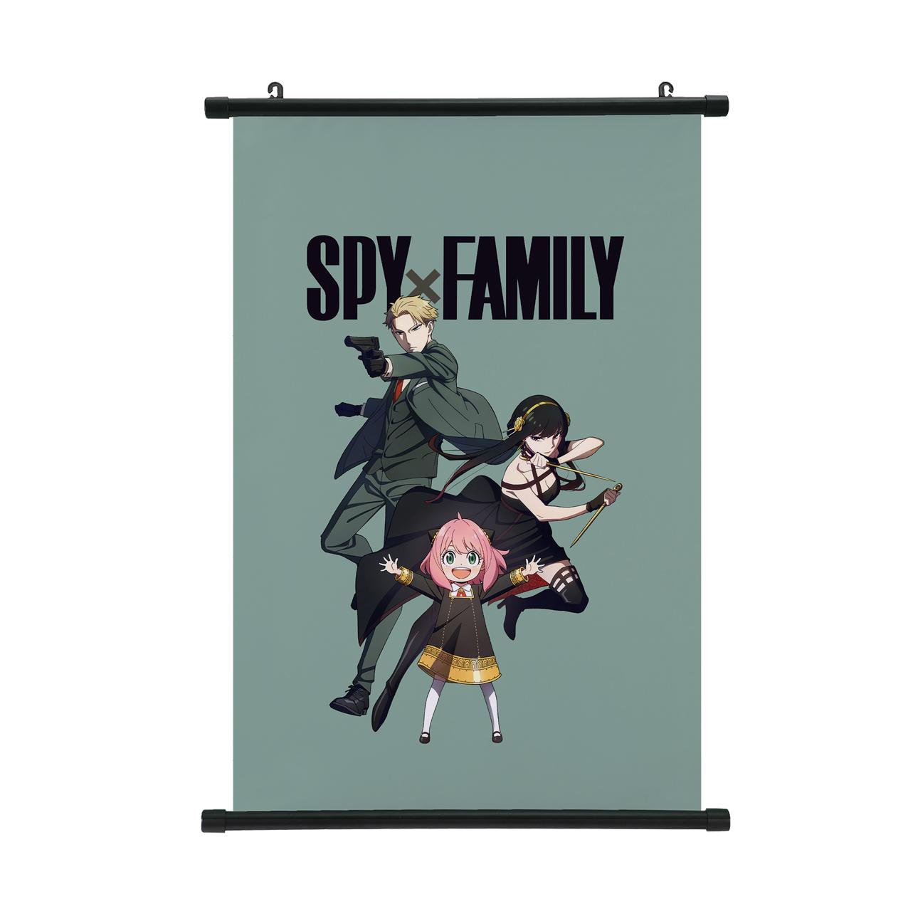 

Spy X Family Постер На Стіну Скрол Домашній Декор Аня Форджер Картина для Підвішування Популярний Візерунок Постер 30*45cm сірий