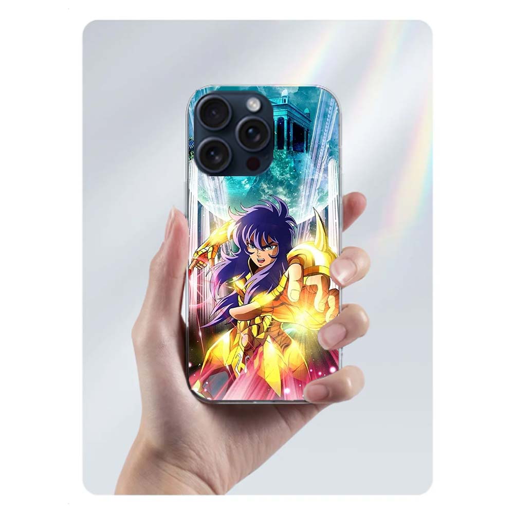 Saint Seiya Knights Of The Zodiac Clear Phone Case For Iphone 17 Air 16 Pro Max 15 Pro 14 Plus 17E 16E 11 13 12 Mini Cover Cases
