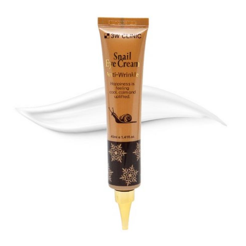 3W CLINIC Snail Eye Cream Anti Wrinkle 40ml (3 Options)