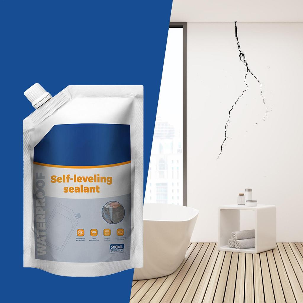 Caulking Glue 500g Wall Ground Gap Quick Drying Crack Resistant Gap Filling Glue Slab Concrete Crack Waterproof Repair Sealant