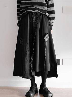 Irregular Black Edible Tree Fungus Skirt GWJ2715