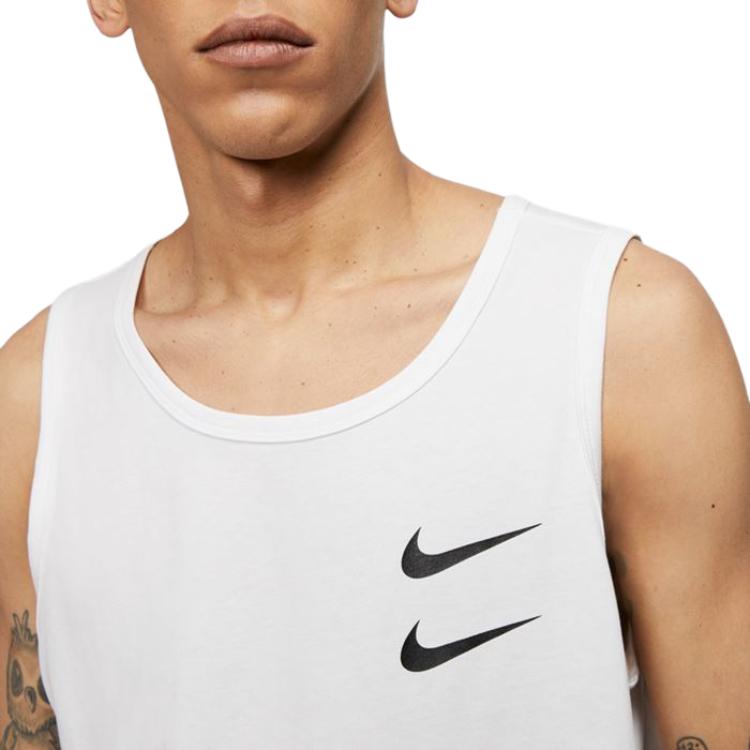 Nike Dual Hook Casual Sports Breathable Sleeveless Vest Men Tops White DH0260-100