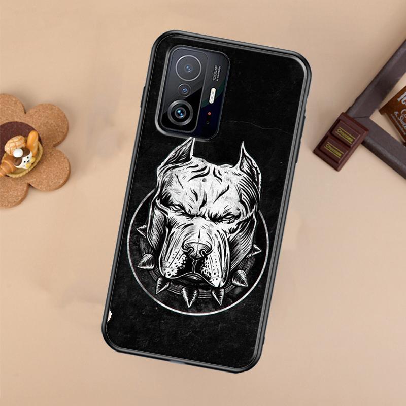 Pitbull Dog Case For Xiaomi 13 14 Ultra 11T 12T 13T 14T Pro POCO X7 Pro X3 X5 X6 F3 F5 F6 M6 Pro Cover