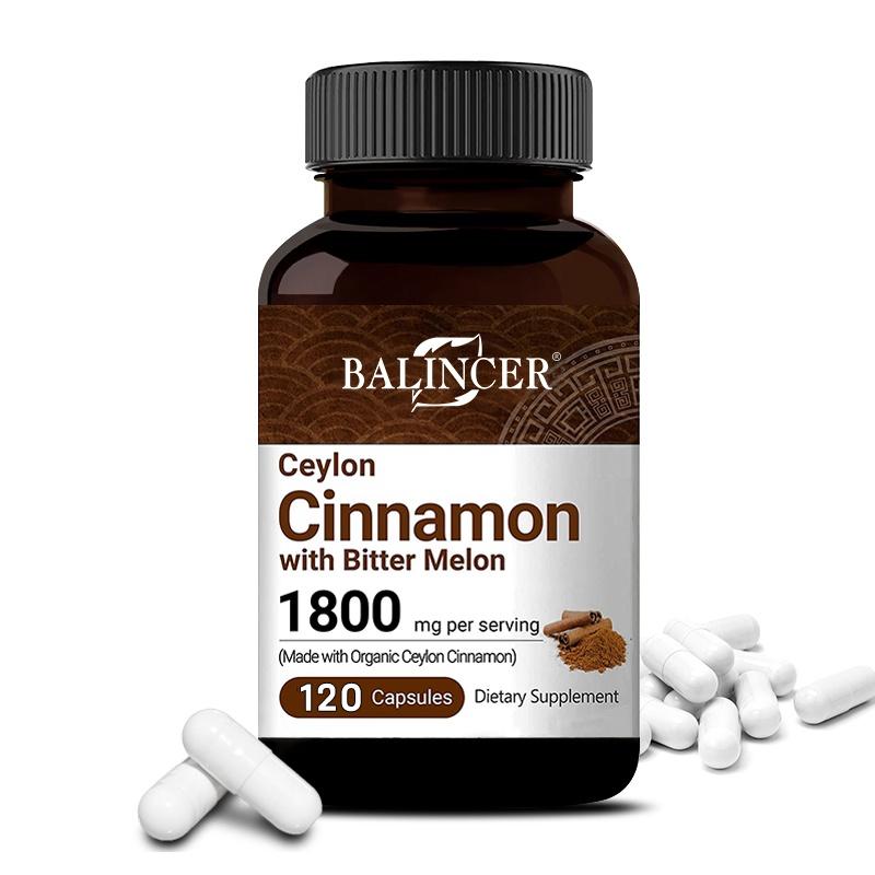 Ceylon Cinnamon With Bitter Melon Capsules Balincer,120 Capsules Dietary Supplement