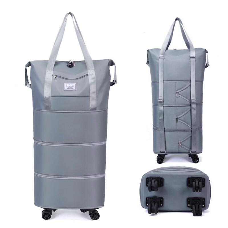 KANDEXS Foldable Rolling Travel Backpack